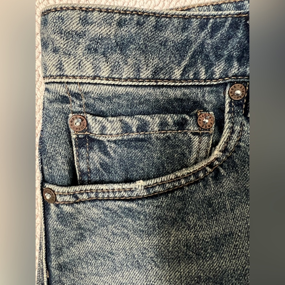 Free People Blue Denim Mini Skirt 🦋| Size: 28 - Picture 9 of 15